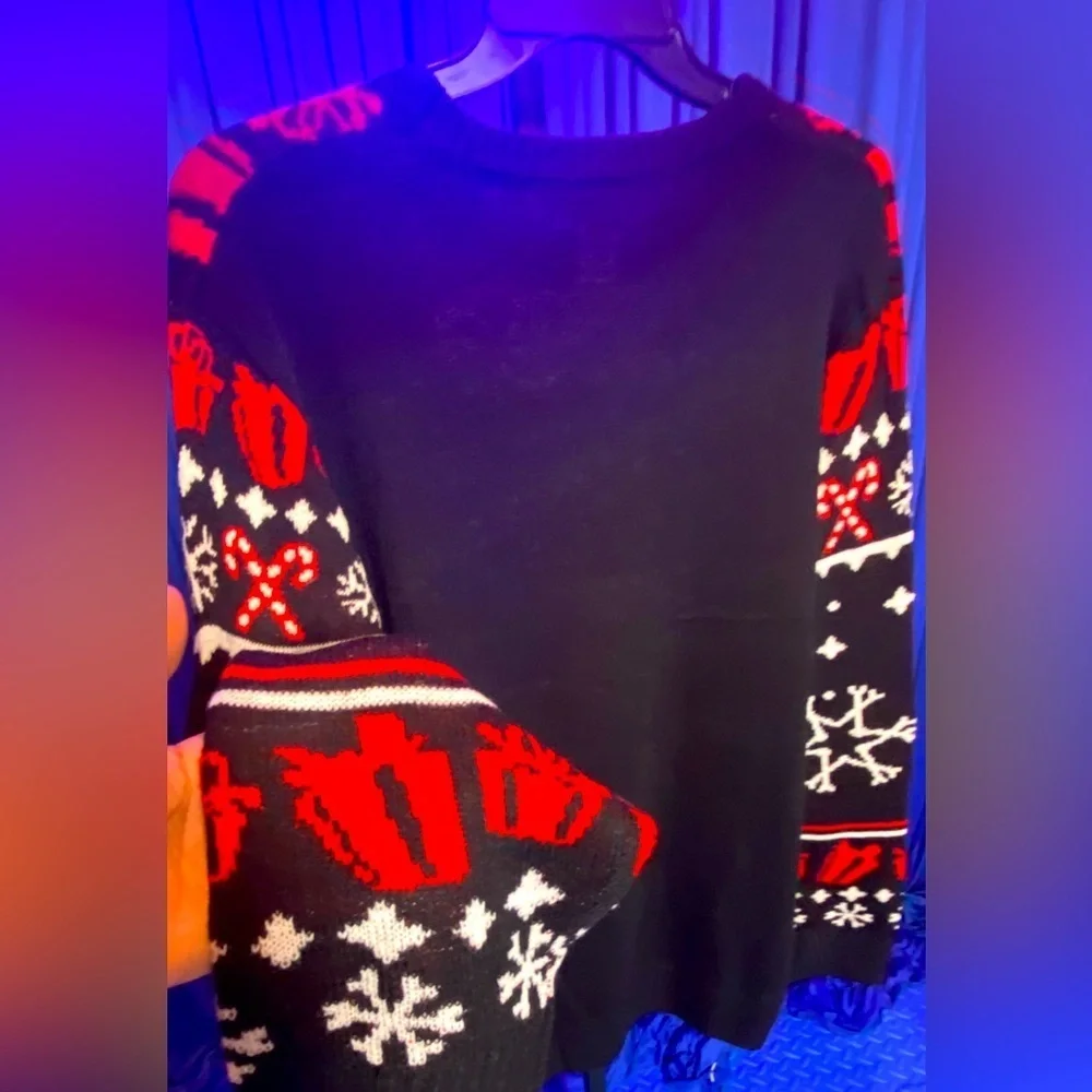 TIM BURTON’S THE NIGHTMARE BEFORE CHRISTMAS Ugly Christmas Sweater. NWT